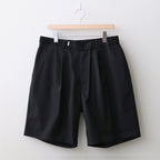 Solotex Twill Wide Chef Shorts #BLACK [GM241-40296B]