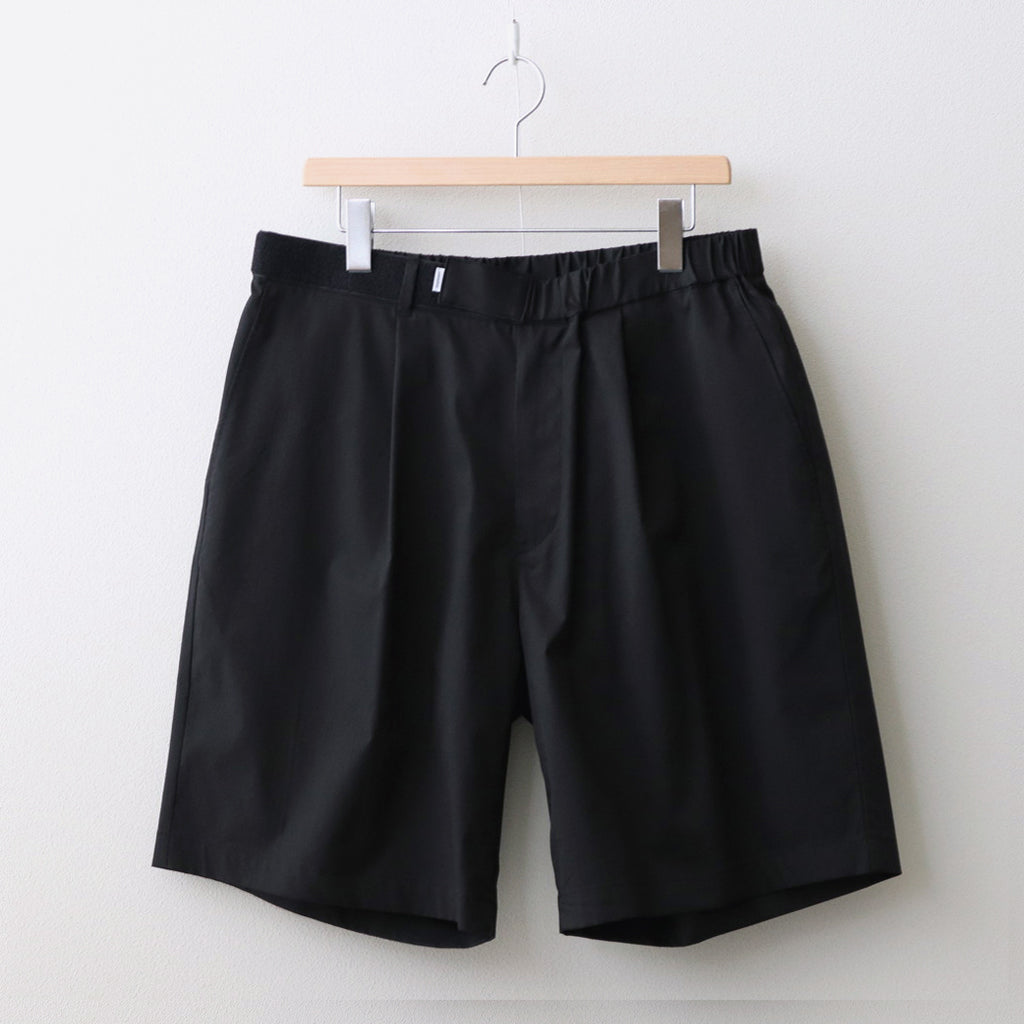 Solotex Twill Wide Chef Shorts #BLACK [GM241-40296B]