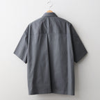 Solotex Twill S/S Oversized Box Shirt #C.GRAY [GM241-50291B]