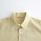 HARD TWIST FINX ORGANDY  SHIRT #LIGHT YELLOW CHAMBRAY [A24SS03VO]