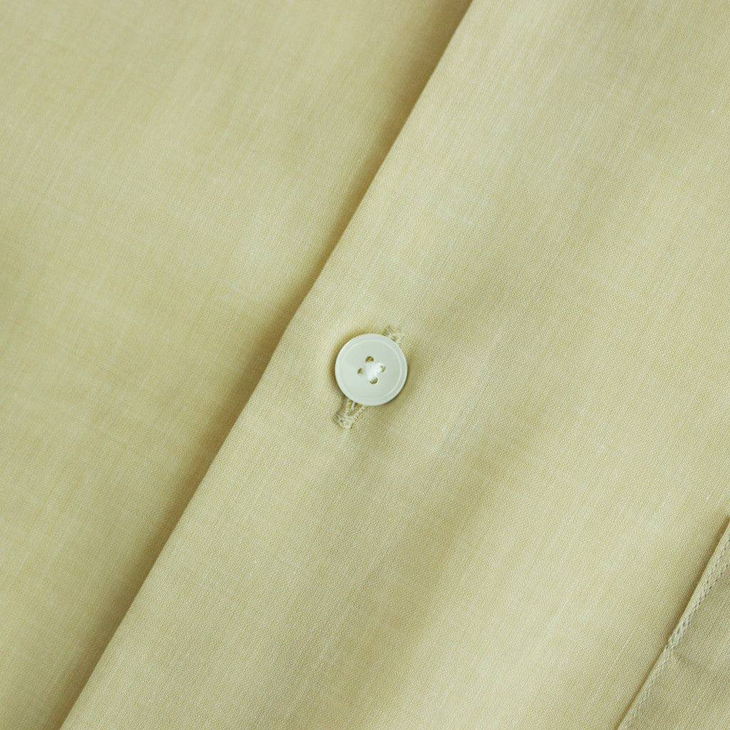 HARD TWIST FINX ORGANDY  SHIRT #LIGHT YELLOW CHAMBRAY [A24SS03VO]