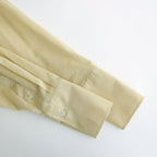 HARD TWIST FINX ORGANDY  SHIRT #LIGHT YELLOW CHAMBRAY [A24SS03VO]