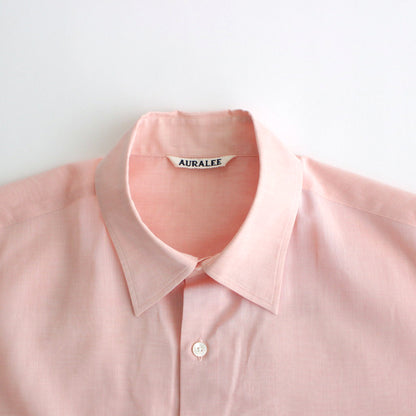 HARD TWIST FINX ORGANDY  SHIRT #LIGHT PINK CHAMBRAY [A24SS03VO]