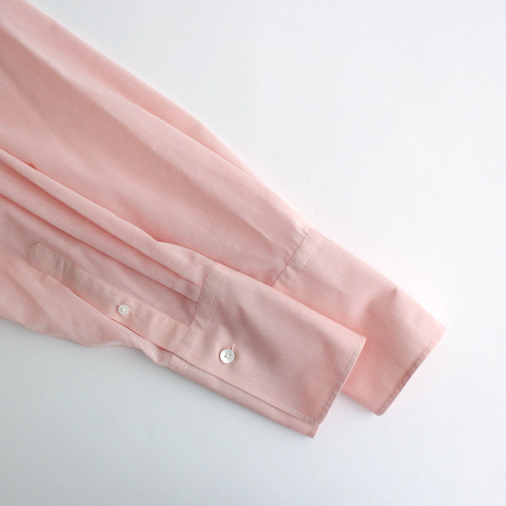 HARD TWIST FINX ORGANDY  SHIRT #LIGHT PINK CHAMBRAY [A24SS03VO]