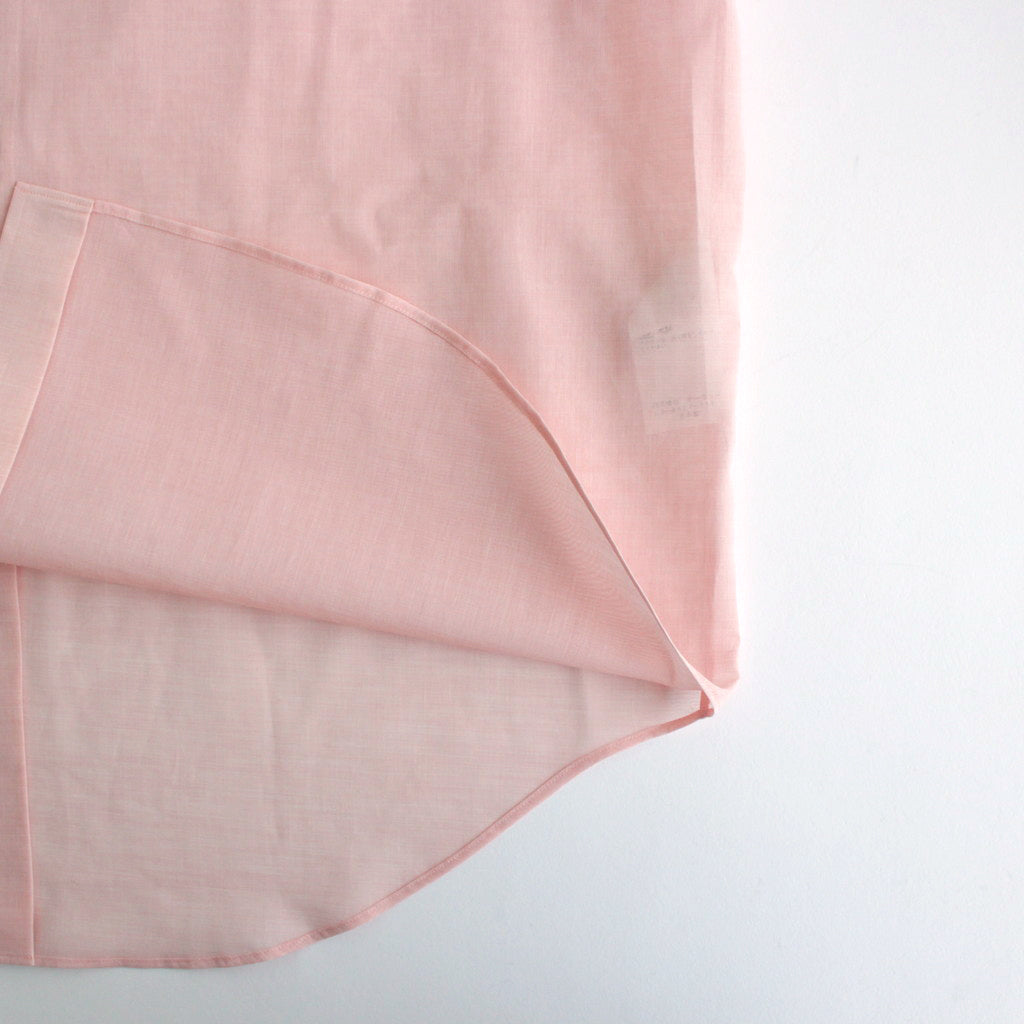 HARD TWIST FINX ORGANDY  SHIRT #LIGHT PINK CHAMBRAY [A24SS03VO]