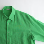 HARD TWIST FINX ORGANDY  SHIRT #GREEN [A24SS03VO]