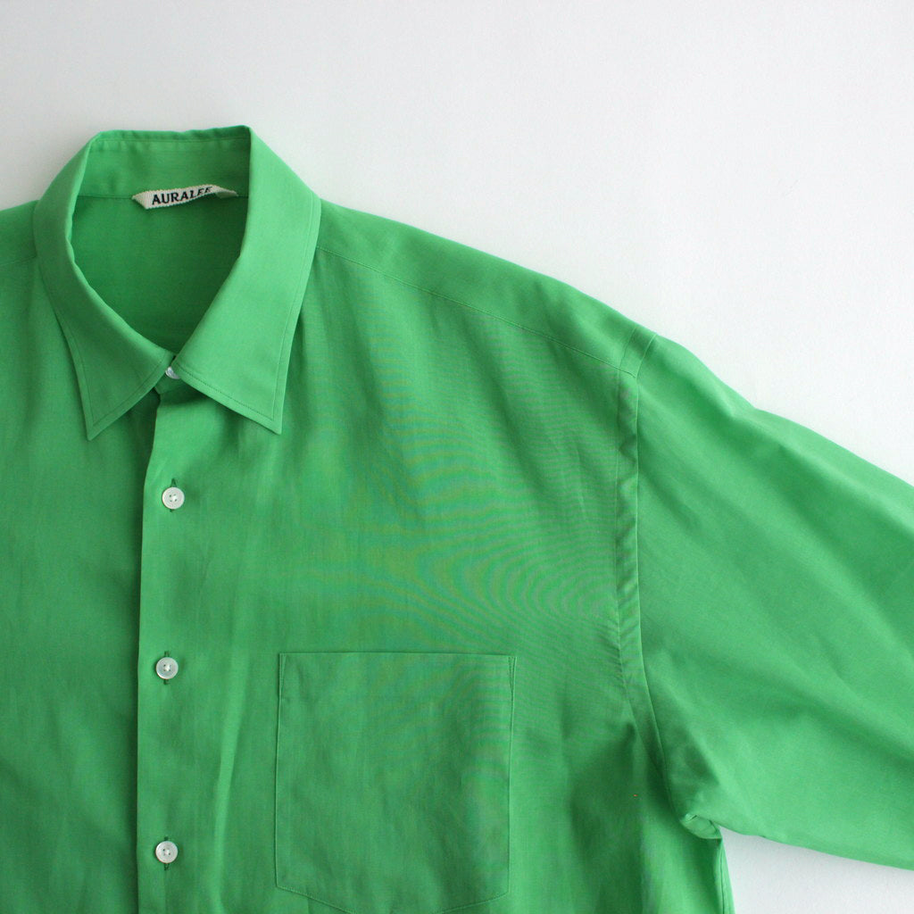 HARD TWIST FINX ORGANDY  SHIRT #GREEN [A24SS03VO]