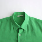 HARD TWIST FINX ORGANDY  SHIRT #GREEN [A24SS03VO]