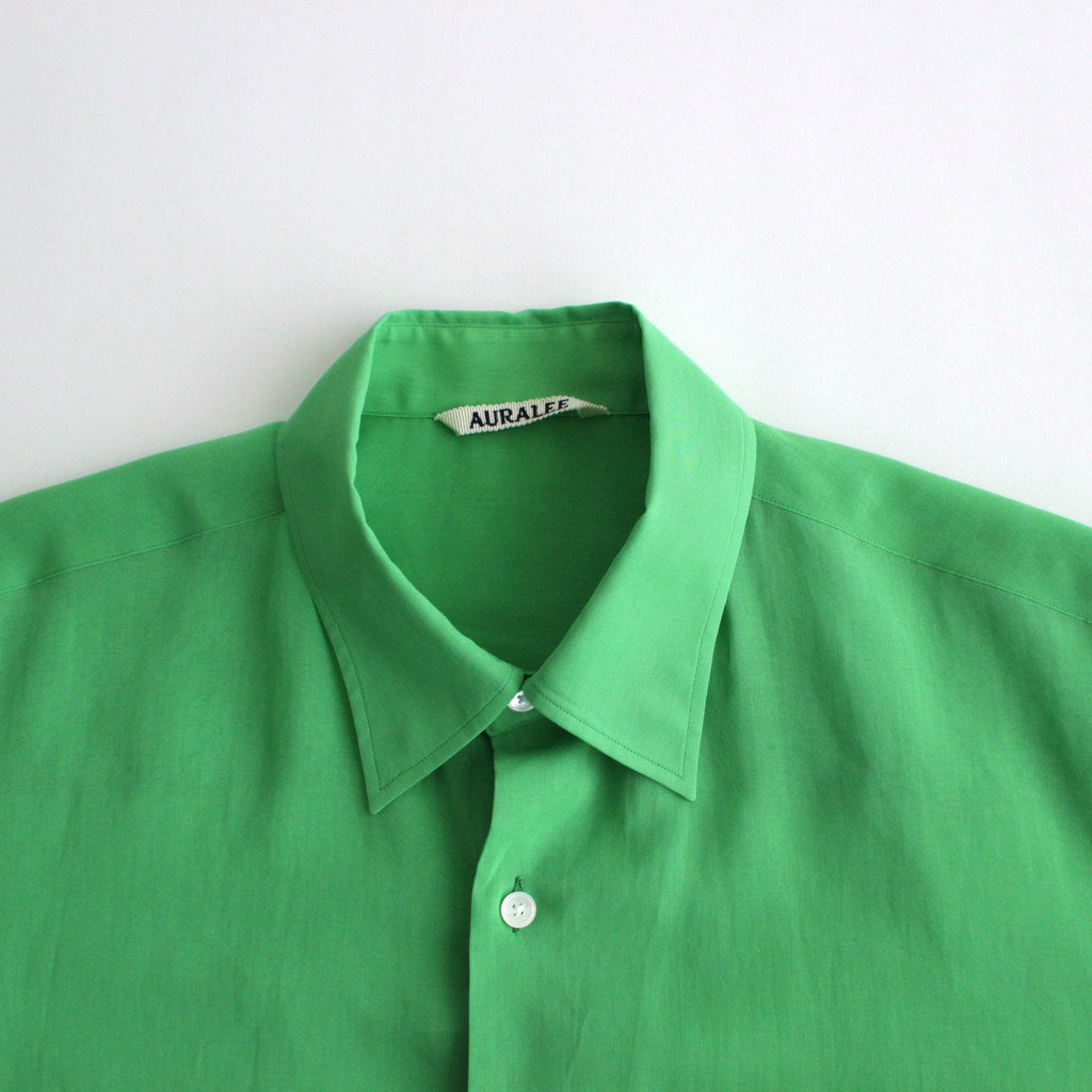 HARD TWIST FINX ORGANDY  SHIRT #GREEN [A24SS03VO]