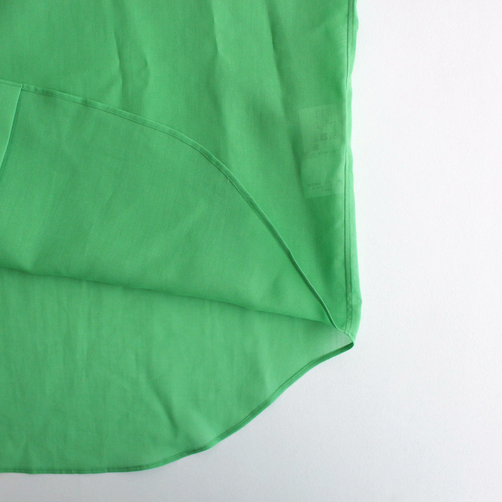 HARD TWIST FINX ORGANDY  SHIRT #GREEN [A24SS03VO]