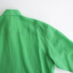 HARD TWIST FINX ORGANDY  SHIRT #GREEN [A24SS03VO]