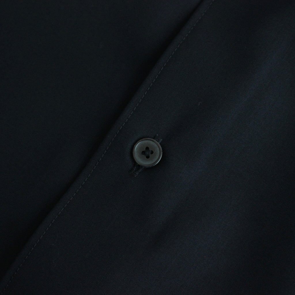 SUPER FINE TROPICAL WOOL SHIRT #DARK NAVY [A24SS03WT]