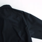 SUPER FINE TROPICAL WOOL SHIRT #DARK NAVY [A24SS03WT]