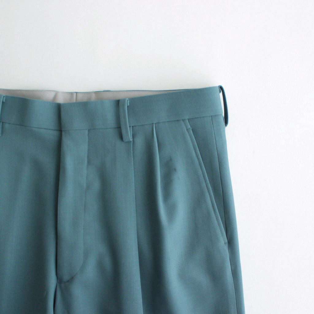 HARD TWIST WOOL DOBBY SLACKS #BLUE GRAY [A24SP02KW]