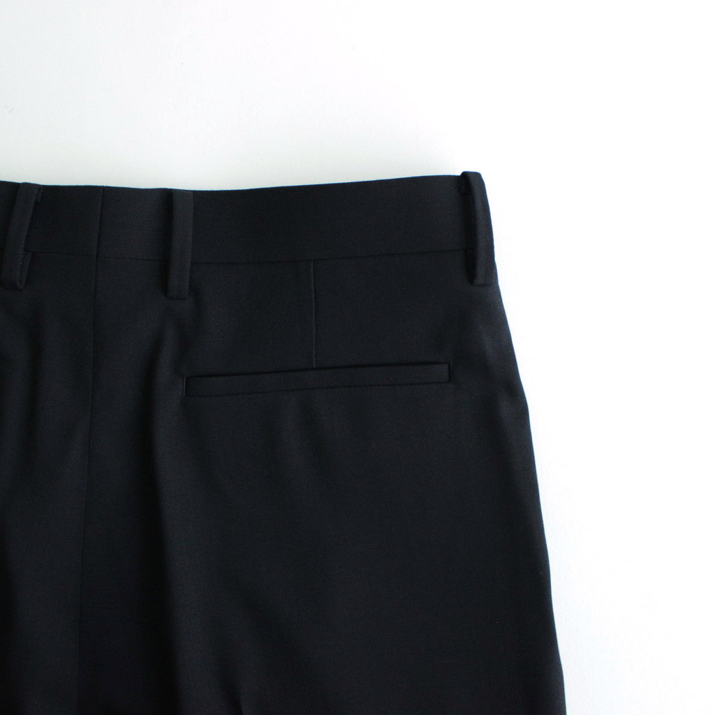 HARD TWIST WOOL DOBBY SLACKS #DARK NAVY [A24SP02KW]