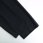 HARD TWIST WOOL DOBBY SLACKS #DARK NAVY [A24SP02KW]