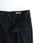SUPER FINE TROPICAL WOOL SLACKS #DARK NAVY [A24SP04WT]
