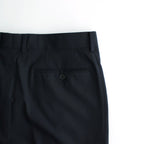 SUPER FINE TROPICAL WOOL SLACKS #DARK NAVY [A24SP04WT]