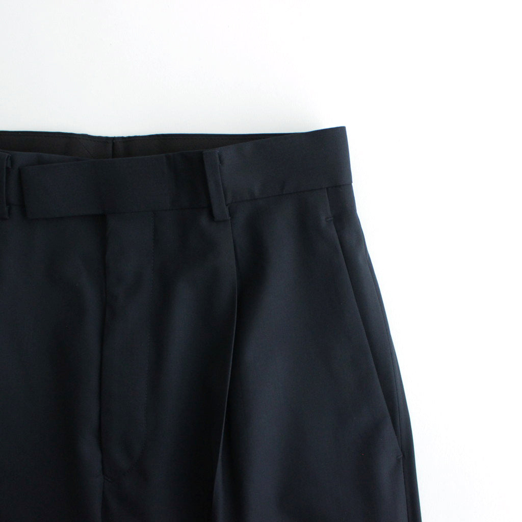 SUPER FINE TROPICAL WOOL SLACKS #DARK NAVY [A24SP06WT]