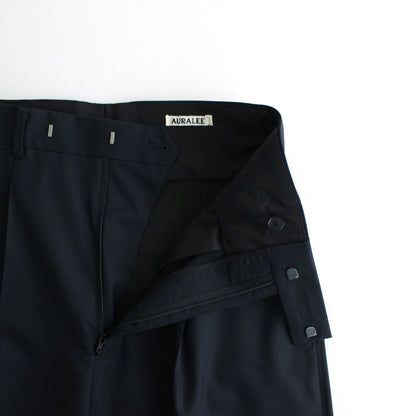 SUPER FINE TROPICAL WOOL SLACKS #DARK NAVY [A24SP06WT]