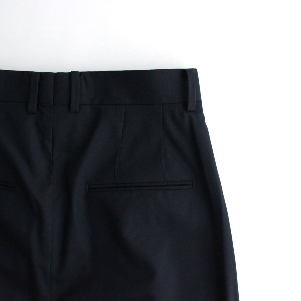 SUPER FINE TROPICAL WOOL SLACKS #DARK NAVY [A24SP06WT]