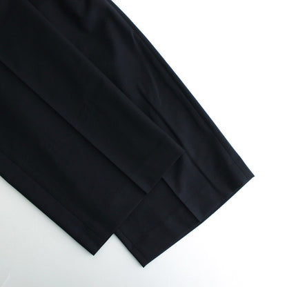 SUPER FINE TROPICAL WOOL SLACKS #DARK NAVY [A24SP06WT]