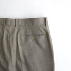 SUPER FINE TROPICAL WOOL SLACKS #TOP GRAY BEIGE [A24SP04WT]