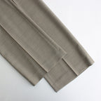 SUPER FINE TROPICAL WOOL SLACKS #TOP GRAY BEIGE [A24SP04WT]