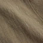 LINEN SILK TWEED HALF SLEEVED SHIRT #BROWN [A24SS01LS]