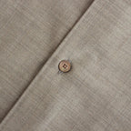 SUPER FINE TROPICAL WOOL SHIRT #TOP GRAY BEIGE [A24SS03WT]