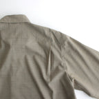 SUPER FINE TROPICAL WOOL SHIRT #TOP GRAY BEIGE [A24SS03WT]