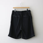BELTED WIDE LEG SHORTS #BLACK [YK24SS0650P]