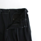 BELTED WIDE LEG SHORTS #BLACK [YK24SS0650P]