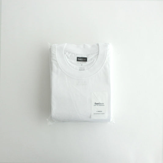 2-PACK CORPORATE L/S TEE #WHITE [FSP243-70014B]