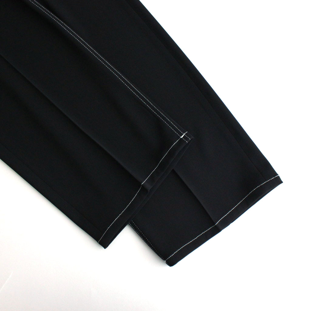 5P WIDE LEG STRAIGHT PANTS #BLACK [YK24SS0649P]