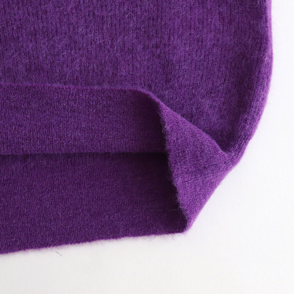 BABY SURI ALPACA SHEER KNIT P/O #PURPLE [A24AP02AK]