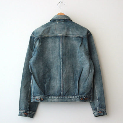 FADED MODERN DENIM JACKET #FADED INDIGO [2441000404]