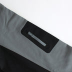 Wool Nylon Gabardine Shell Jacket #GRAYｘBLACK [GM243-30046]