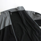 Wool Nylon Gabardine Shell Jacket #GRAYｘBLACK [GM243-30046]
