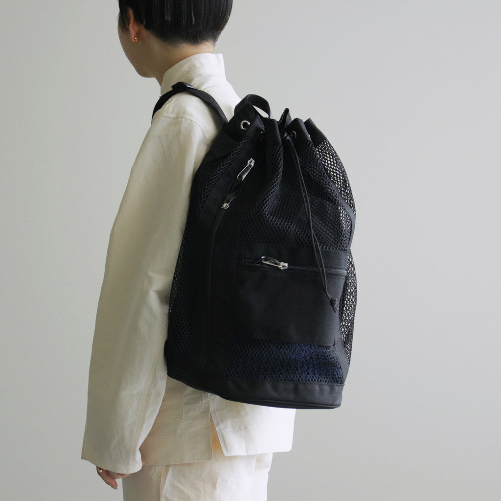 MESH SMALL BACKPACK MADE BY AETA #BLACK [A24SB02AE]