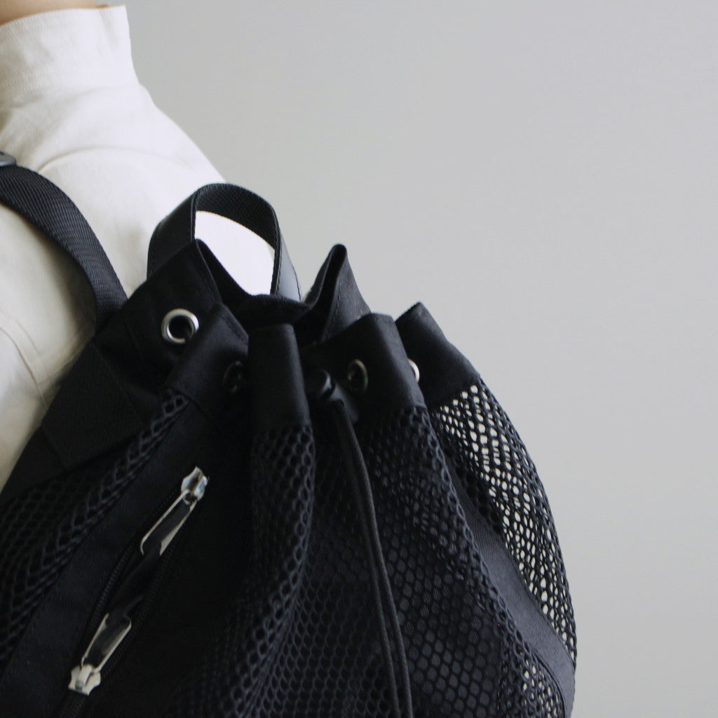 MESH SMALL BACKPACK MADE BY AETA #BLACK [A24SB02AE]