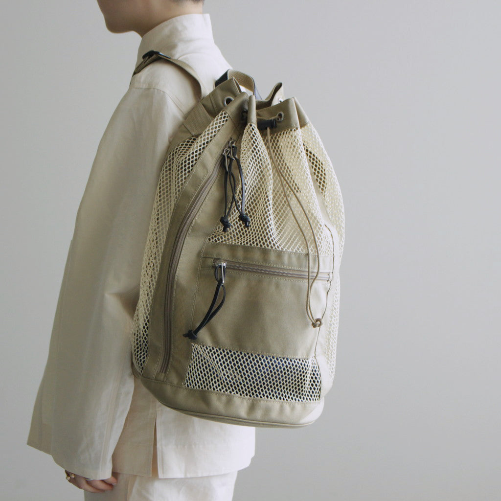 MESH LARGE BACKPACK MADE BY AETA #BEIGE [A24SB01AE]
