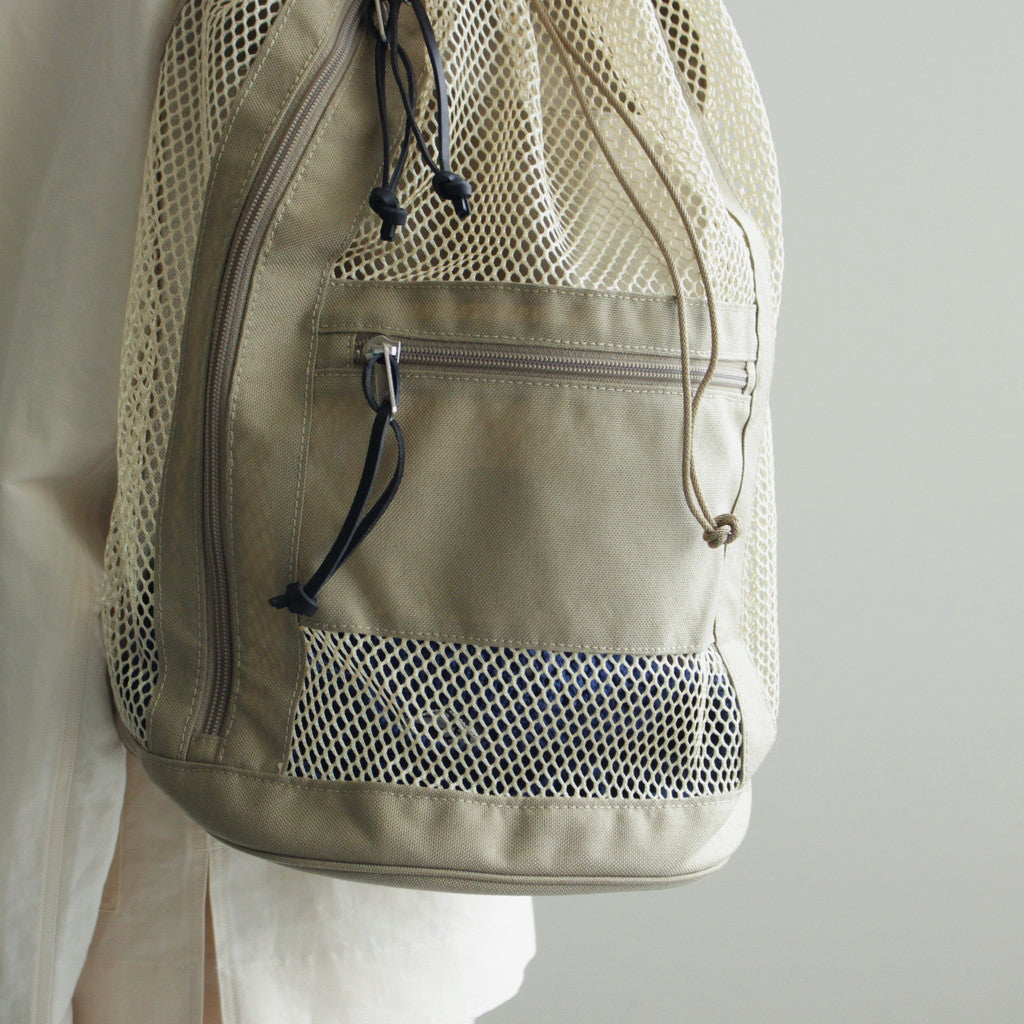 MESH LARGE BACKPACK MADE BY AETA #BEIGE [A24SB01AE]