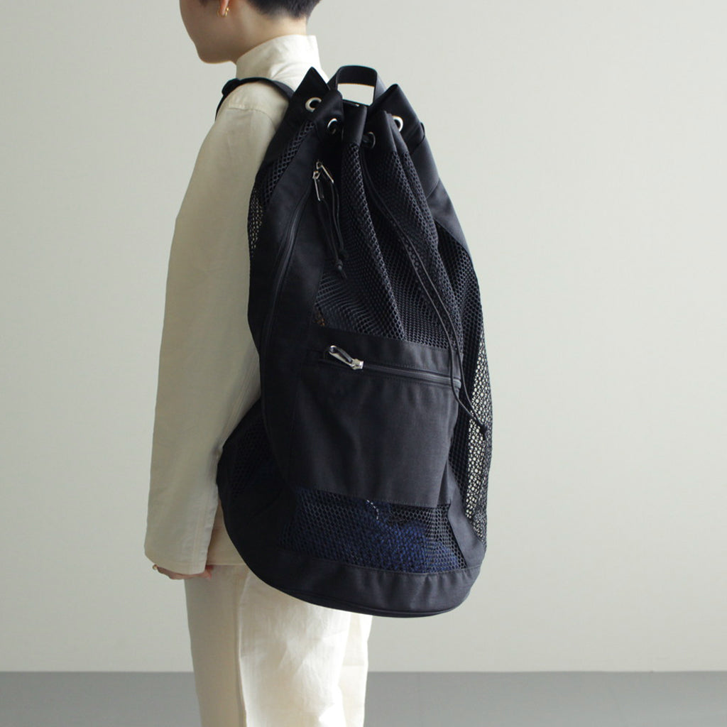 MESH LARGE BACKPACK MADE BY AETA #BLACK [A24SB01AE]