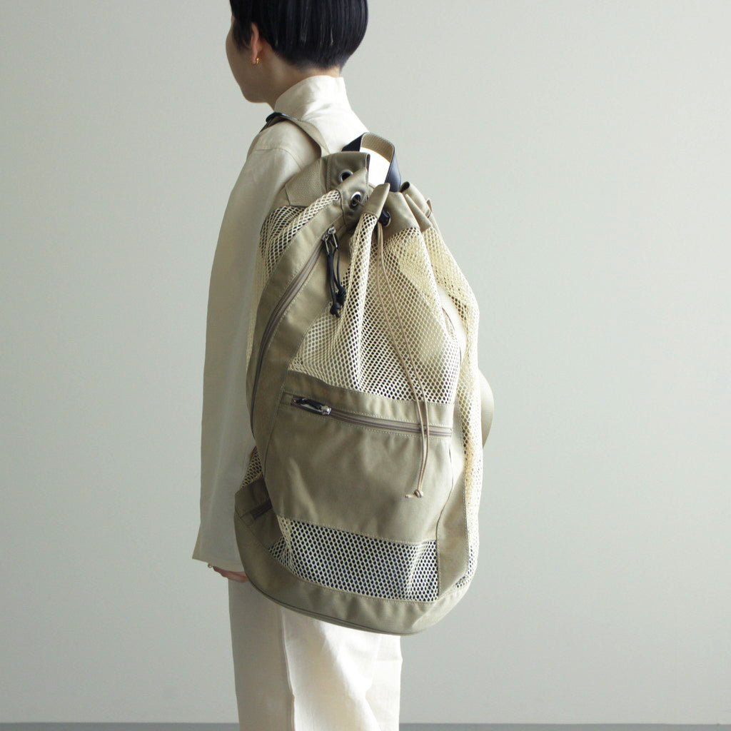 MESH SMALL BACKPACK MADE BY AETA #BEIGE [A24SB02AE]