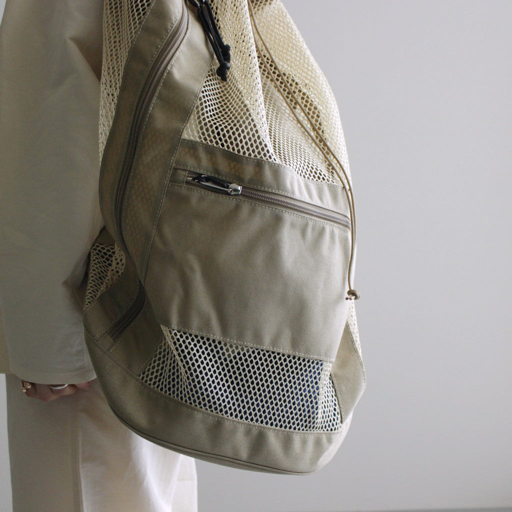 MESH SMALL BACKPACK MADE BY AETA #BEIGE [A24SB02AE]