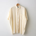ショートスリーブBigシャツ-S #IVORY [D124-T660-S]