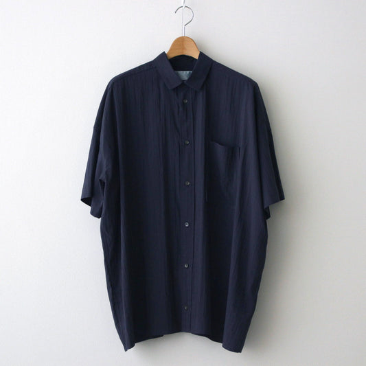 Short sleeve Big shirt-S #NAVY [D124-T660-S]