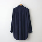 ヨークスリーブシャツ-S #NAVY [D124-T610-S]