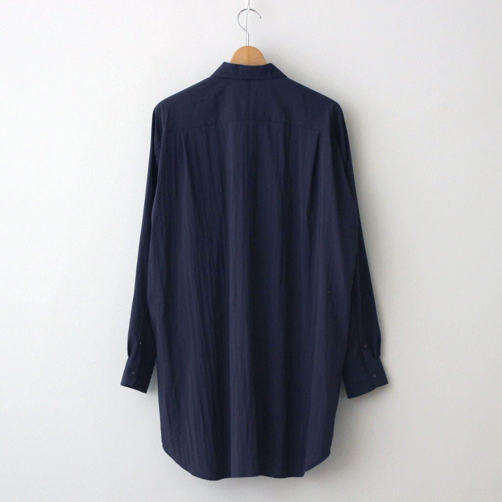 ヨークスリーブシャツ-S #NAVY [D124-T610-S]
